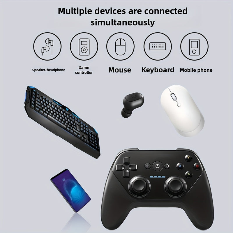 1pc Adaptador inalámbrico USB 5.3, Adaptador de computadora para TV conmutable, ¡Dale a tu computadora función BT de inmediato!