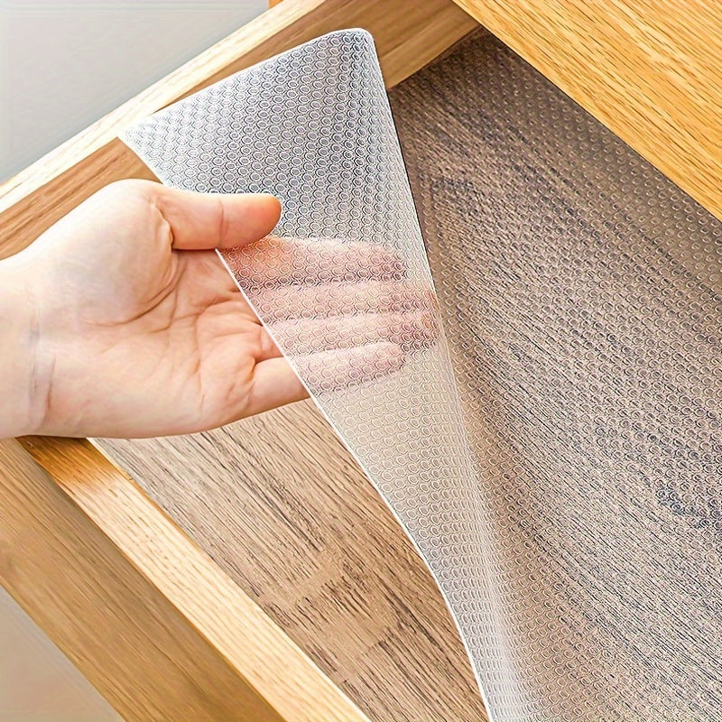 1 Rollo de forros de cajones impermeables y a prueba de humedad para armarios de cocina, encimeras y armarios - Papel especial para armarios de zapatos, suelos de cocina, refrigeradores y armarios - Antideslizantes y personalizables, forros de estantes