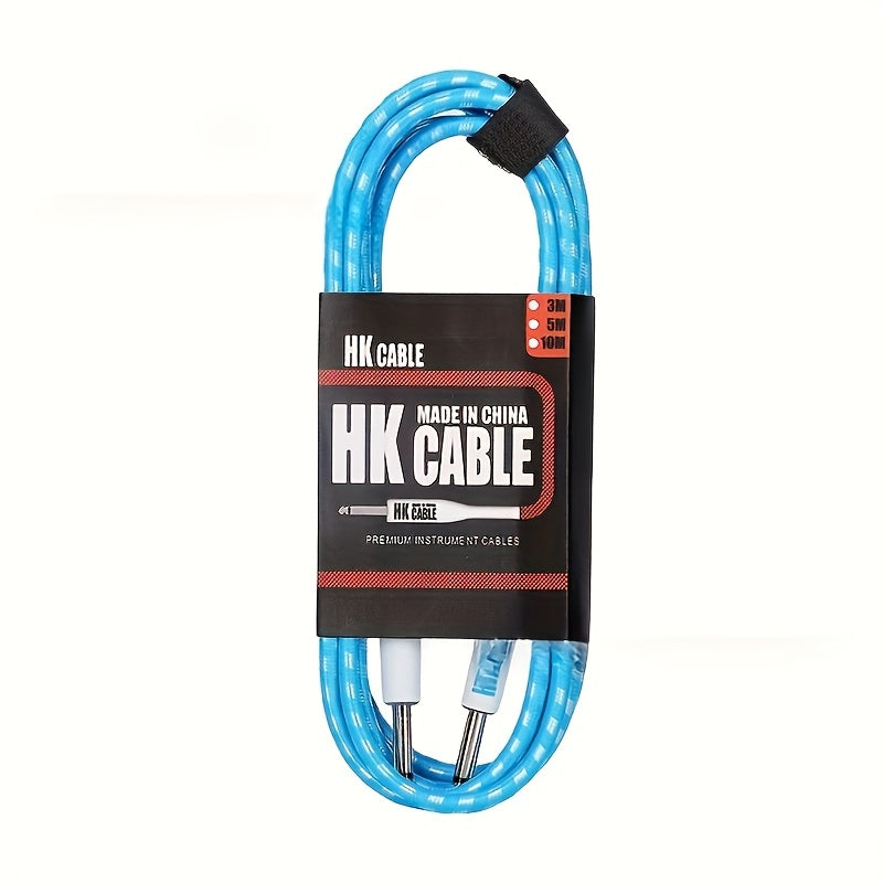 Cables de amplificador de guitarra eléctrica y bajo de alta calidad - 10 pies/20 pies, fidelidad superior, flexibilidad duradera, compatible con todos los instrumentos, uso en escenario y estudio, cable de amplificador.