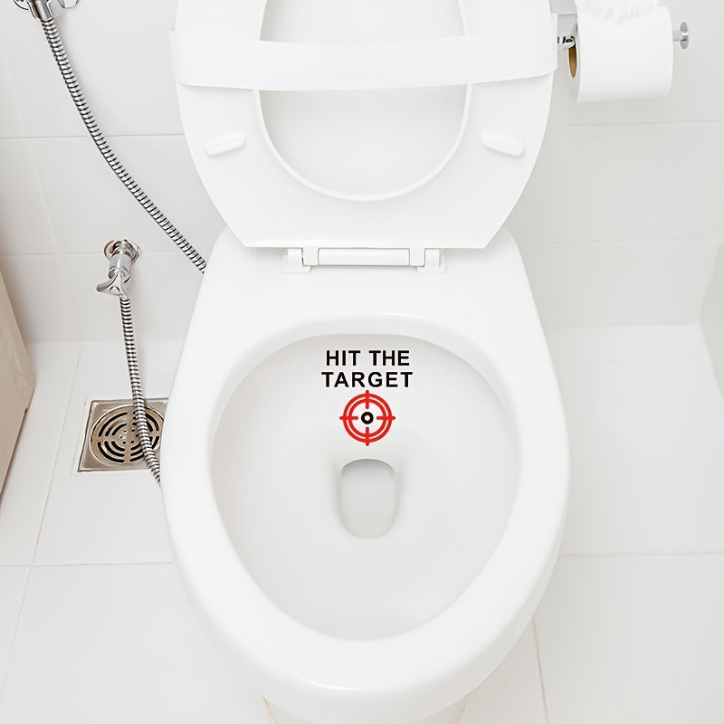 1 Unidad, Pegatina Para El Baño, Para El Inodoro, Icono Para Orinar, Para Baños Públicos, Pegatinas Para Inodoros De Pie, Tamaño Adecuado, Fácil De Pegar