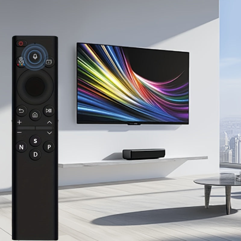 Control remoto solar con voz BN59-01385A de reemplazo para TV inteligente Neo LED 4K Ultra HD 2021-2022, recargable inalámbrico con celda solar, entretenimiento en casa, diseño elegante, construcción duradera