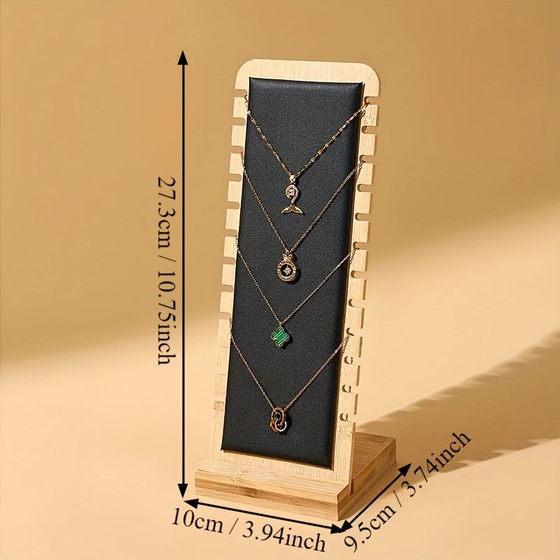 Elegante Soporte de Madera para Collares: Exhibe tu Colección de Joyas con Estilo, Premium Soporte de Madera para Pendientes: Eleva tu Presentación de Joyas, Elegante Bandeja de Madera para Pulseras: Mejora tu Exposición de Joyas