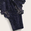 Set de bragas tanga con encaje floral 3 paquetes