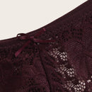 Set de bragas tanga con encaje floral 3 paquetes