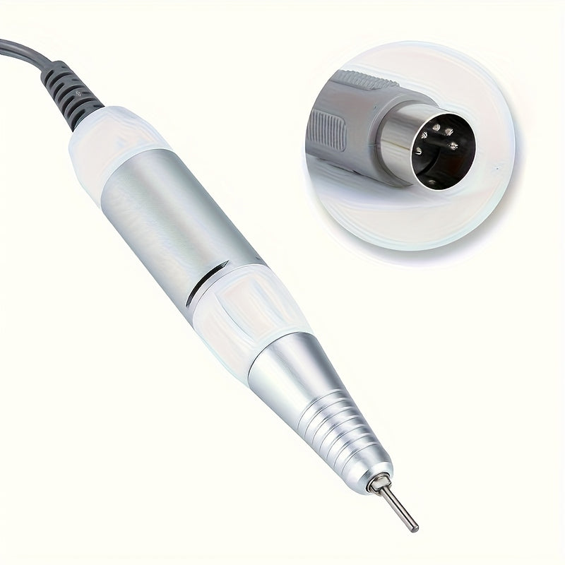 GZYDD Taladro Eléctrico Profesional para Uñas - 35000 RPM, Conector de 5 Pines para Manicura y Pedicura, Arte en Uñas, Compatible con Máquinas Profesionales de Pulido y Lijado, Herramienta Robusta, Diseño Ergonómico, Precisión en el Lijado, Equipo para S