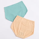 2 piezas set de bragas de cintura alta con abertura