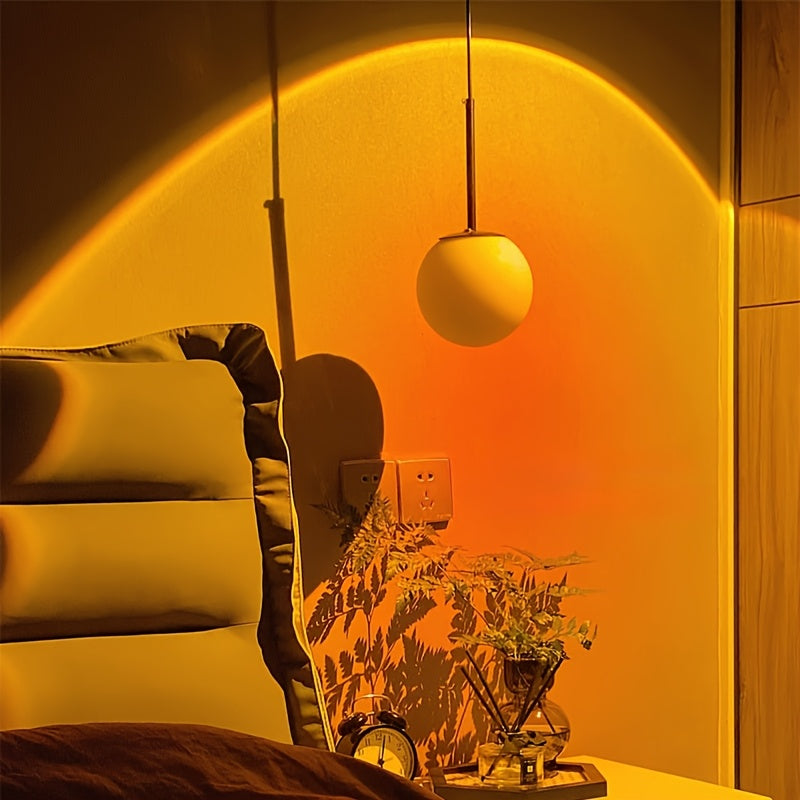 3 luces de puesta de sol LED de ojo de gato hexagonal AMILL - Material ABS duradero, haz redondo de ángulo amplio, alimentado por batería para fotografía, fiestas, bodas, celebraciones de playa y graduación, iluminación de playa, iluminación vibrante, lu
