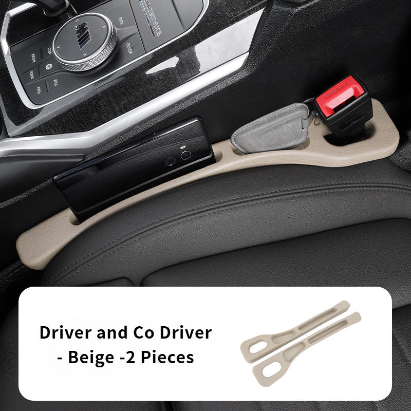 2 Piezas de Relleno para Espacio del Asiento del Coche - Diseño Multifuncional para Todas las Estaciones, Evita que Caigan Residuos - Apto para Varios Modelos de Vehículos
