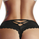 Lenceria De Tanga Con Ribete De Encaje