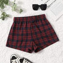 Shorts Bolsillo A cuadros Casual