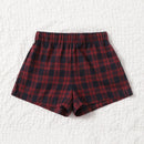 Shorts Bolsillo A cuadros Casual