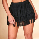 BAE Skort ribete con fleco brillante