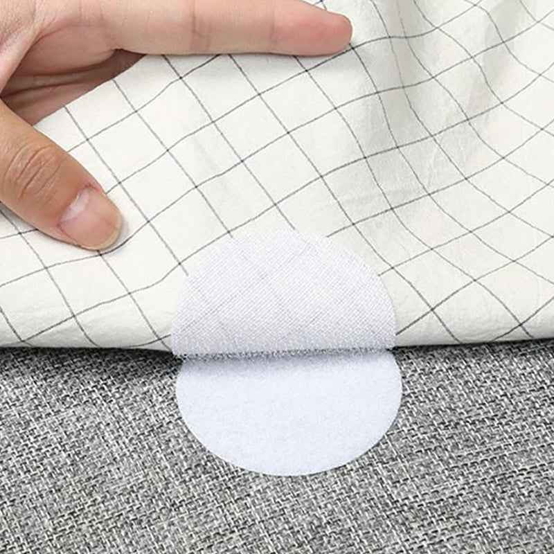 10 Piezas, Pegatinas Antideslizantes Para Alfombras Y Sofás, Pegatinas Adhesivas De Gancho Y Bucle Para Suelo Para Alfombras Y Muebles, Accesorios De Decoración Del Hogar