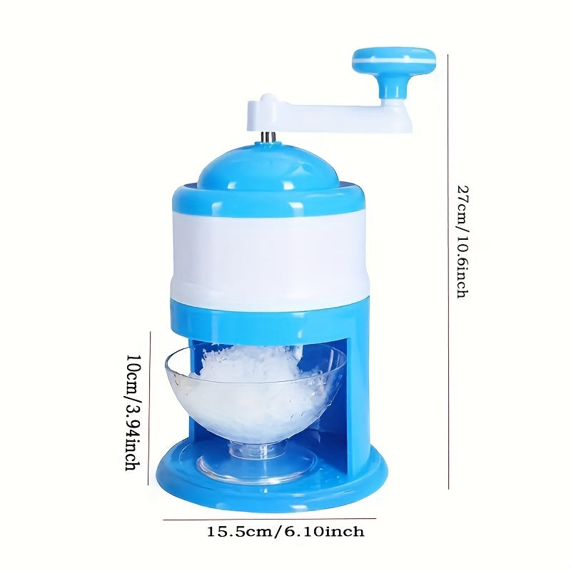 Pelador de Hielo Manual Compacto - Perfecto para Slushies, Conos de Nieve y Batidos de Frutas - Ideal para Fiestas de Verano y Uso en la Cocina
