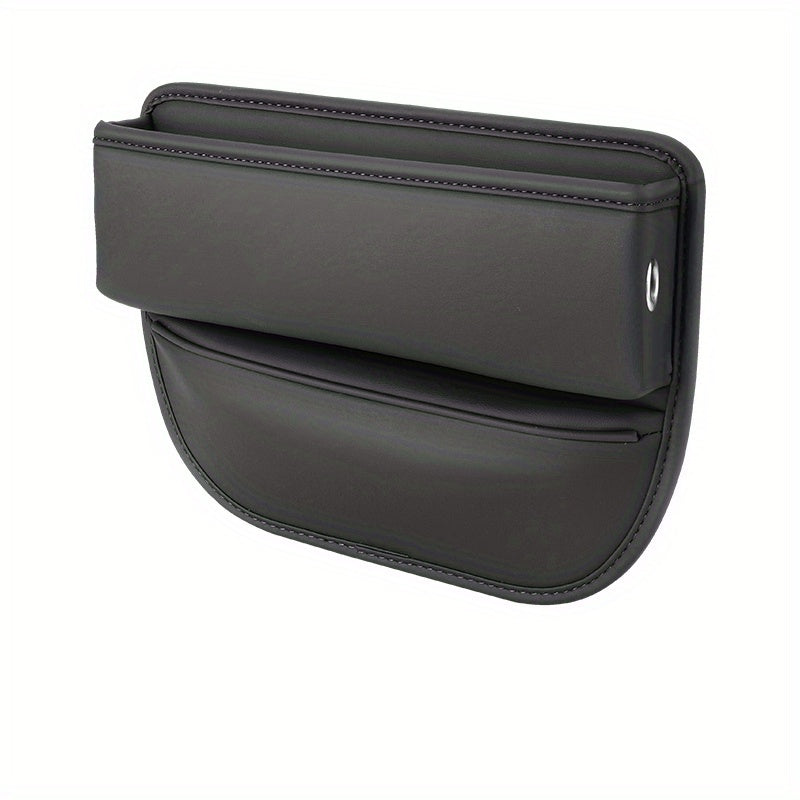 Caja Organizadora De Cuero Para Asiento De Coche, Bolsillo Multifuncional Con Hendidura Para Asiento Del Conductor, Soporte De Almacenamiento, Accesorios Interiores, 1 Ud.