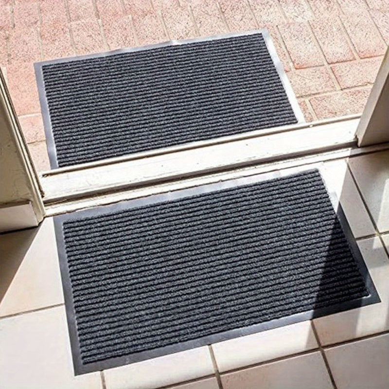 2 paquetes de tapetes de entrada, felpudos para puerta, ideales para áreas de alto tráfico dentro y fuera del hogar