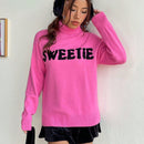 EZwear Sueter Para Mujer Con Patron De Letras