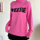 EZwear Sueter Para Mujer Con Patron De Letras