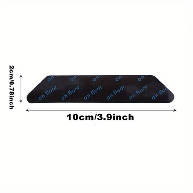 4/8/16/24pcs Pegatinas Antideslizantes Reutilizables para Alfombras - Agarraderas Lavables para Suelos Seguros, Forma Trapezoidal, Diseño Ajustable, Evita que las Alfombras se Muevan y Rueden, Ideal para el Hogar, Oficina, Porche y Más, Estabilizador de