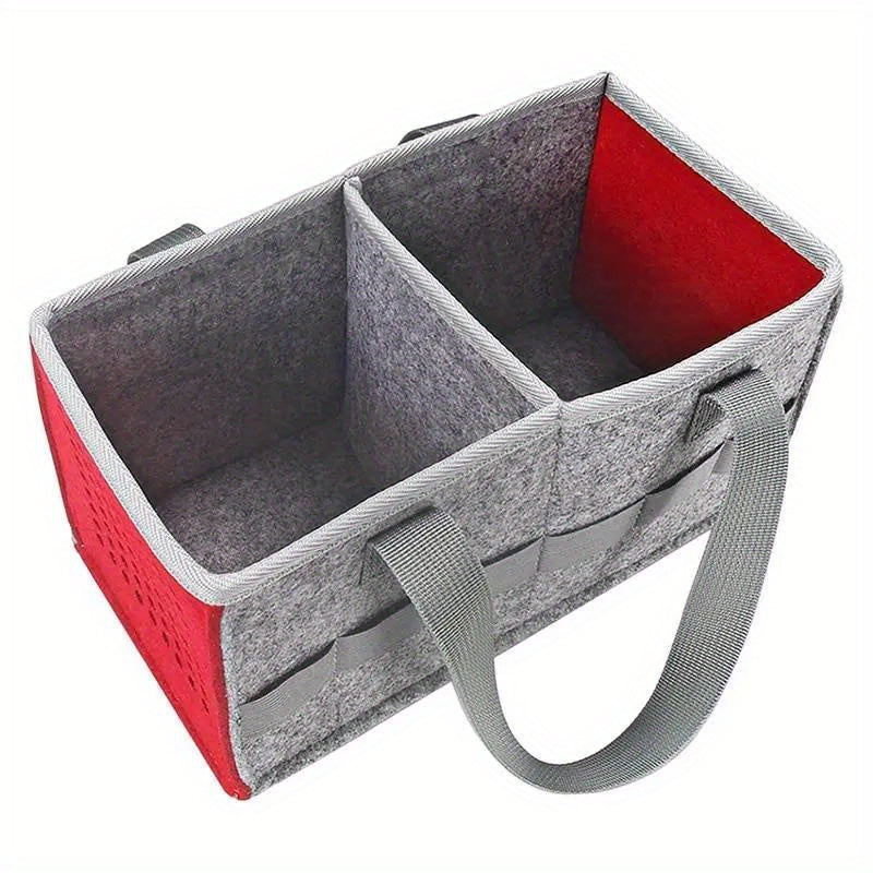 Estuche de Viaje Portátil para el Conjunto de Altavoces Iniciales Tonies Toniebox, Estuche Plegable de Tela de Fieltro, Bolsa Tote Organizadora para Camping y Bolsa de Dormir