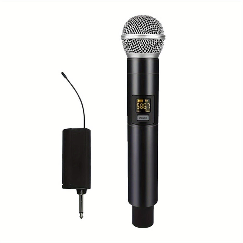 1/2/4 piezas de micrófono inalámbrico 2 canales UHF micrófono portátil profesional para fiesta, Karaoke, Iglesia