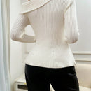 Clasi Jersey De Mujer Con Diseno De Textura Acanalada