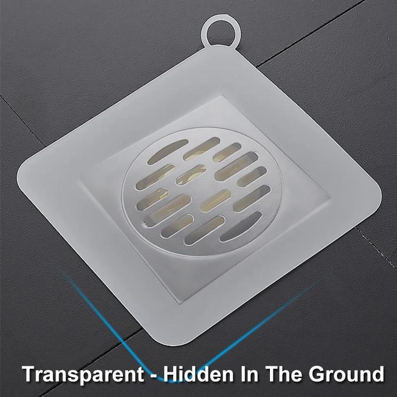 Tapón de Drenaje Grueso de Silicona - Protector Antiodor y Antiinsectos para Lavabo con Ajuste Perfecto, Sello Flexible Fácil de Limpiar para Desagües de Bañera o Ducha, Diseño Simple y Práctico, Material Easyclean, Soluciones de Fontanería