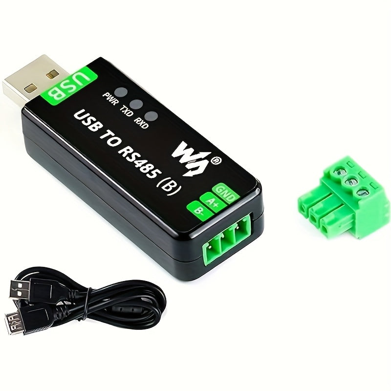 Conector USB a RS485 industrial - Comunicación rápida, adaptador original FT232RL y SP485EEN, protección ESD integrada, fusible reestable, para ACQUAC, DELL, AKN, HUA y más