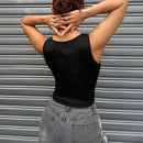 Chaleco Corto Impreso Para Mujer