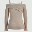 ROMWE Fairycore Jersey Ajustado De Punto Acanalado Con Manga Redonda