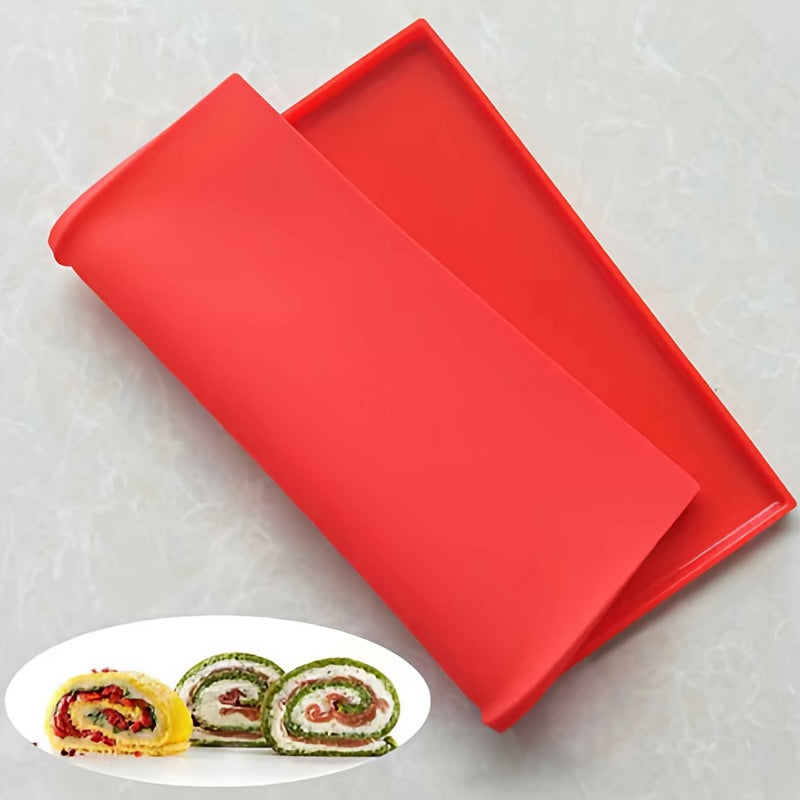 1 pza., Molde para Rollo Suizo 30.99cm X 25.98cm, Molde de Silicona para Rollo Suizo, Herramientas para Hornear, Gadgets de Cocina, Accesorios de Cocina