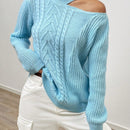 EZwear Jersey De Cuello Redondo Para Mujer De Manga Larga