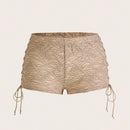 ICON Shorts Con Lazo Cruzado Lateral Texturizado