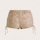 ICON Shorts Con Lazo Cruzado Lateral Texturizado