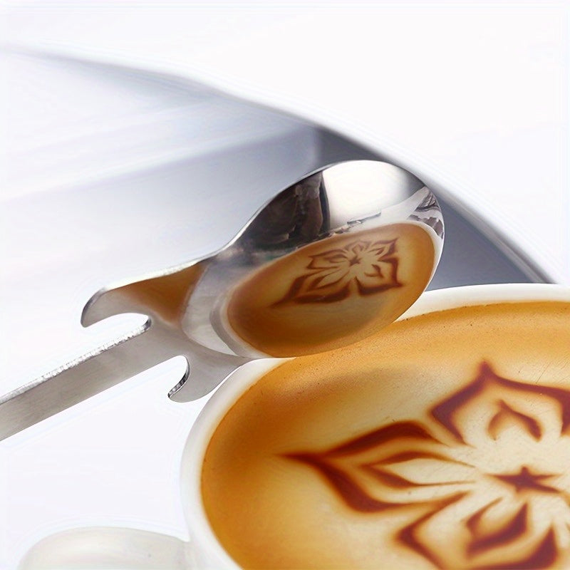 1 Unidad, Cuchara En Forma De Guitarra Creativa Para Café, Té, Postres, Helados, Accesorios De Cocina De Acero Inoxidable, Utensilios De Cocina, Cubiertos