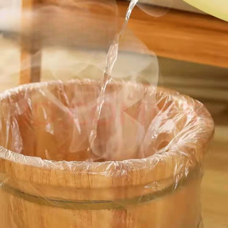 80 Bolsas Desechables para Remojo de Pies, Bañera Pedicura, Cubetas Antimicrobianas para Spa de Pies, Bolsas Plásticas para Remojar Pies