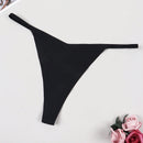 Set de 2 piezas de tanga sexy para mujer con finas correas