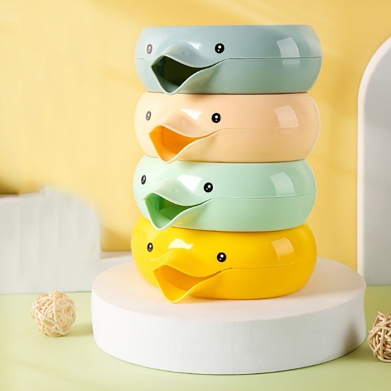 1 Pieza, Soporte De Jabón Creativo Y Lindo, Bandeja De Jabón De Plástico Con Drenaje, Soporte De Jabón Con Auto-Drenaje, Estante De Jabón Para Baño, Soporte De Almacenamiento De Jabón Para Fregadero, Accesorios De Baño, Decoración Del Hogar