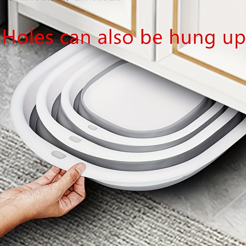 3 piezas de lavabo plegable y conveniente - Multiusos para lavar la cara, verduras, ropa interior y pies - Plástico duradero, no necesita electricidad, diseño portátil para duchas de RV y uso doméstico, duchas de RV para pies, uso multifuncional, diseño