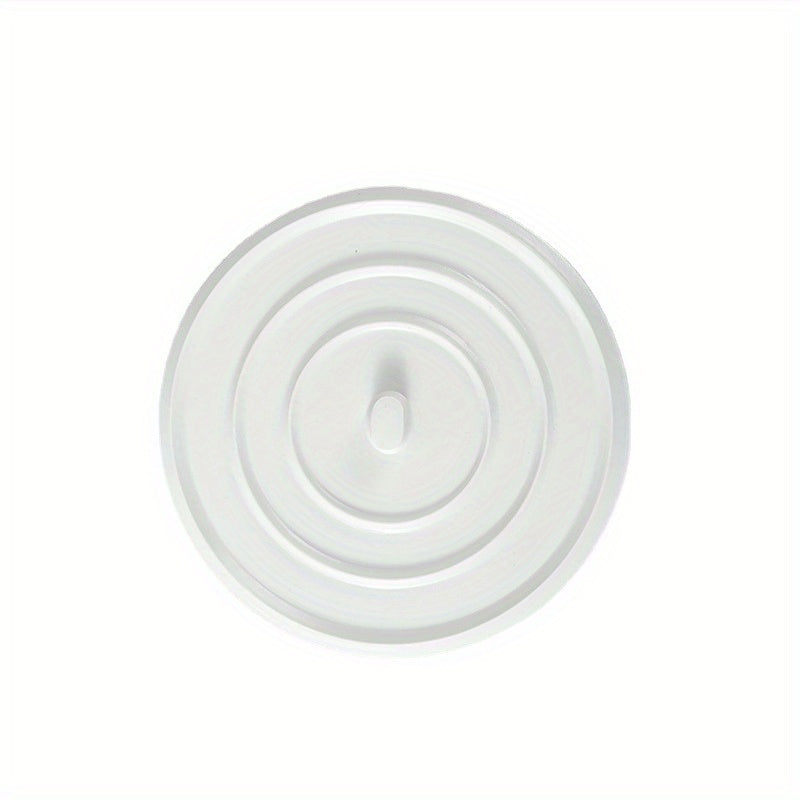 1 tapón de silicona plano con ventosa para lavabo - Diseño multipétalos, tapón para drenaje de bañera, atrapapelos para ducha, baño y lavabo - Resistente, fácil de limpiar, ajuste perfecto, herramienta antiatascos