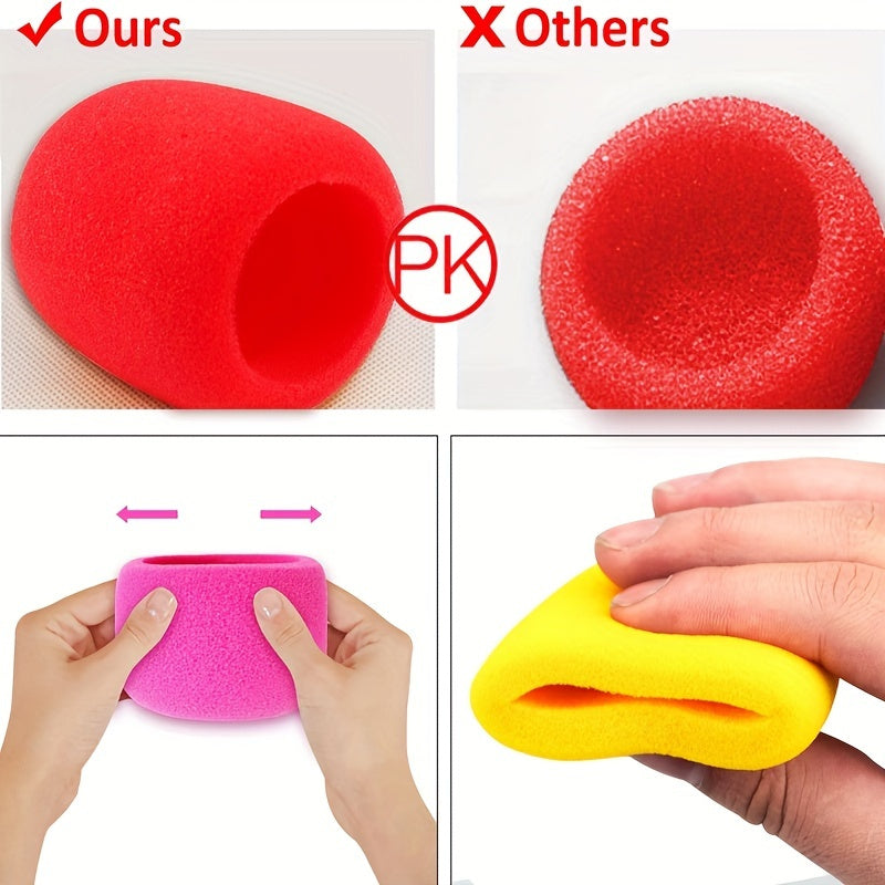 4/8 piezas, mejora tu desempeño con nuestros tapetes de espuma para micrófono de fibra duradera - lavables, bloqueo de ruido para karaoke y DJ, compatibles con conectores XLR!