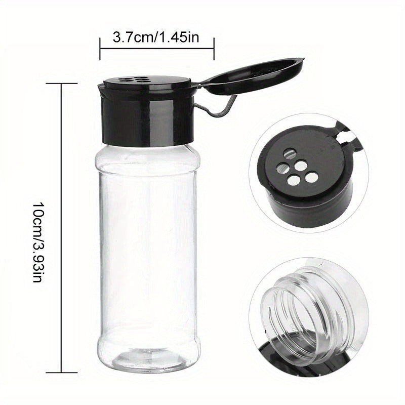 8/16 frascos para especias, botes para condimentos de barbacoa, saleros y pimenteros, dispensador de condimentos, accesorios de cocina