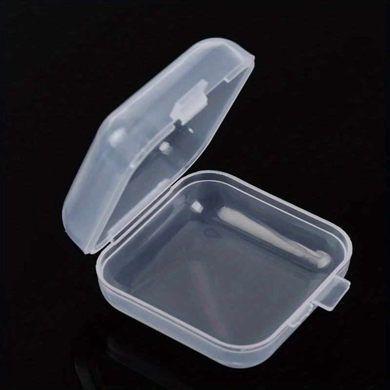 6 Piezas de Cajas Transparentes para Joyería con Tapas de Presión, Interior Forrado en Tela y Cubierta Clara - Organizador Moderno Mini para Aretes, Adornos, Decoración del Hogar, Contenedor Minimalista, Cierre Seguro, Ideal para Pequeños Negocios
