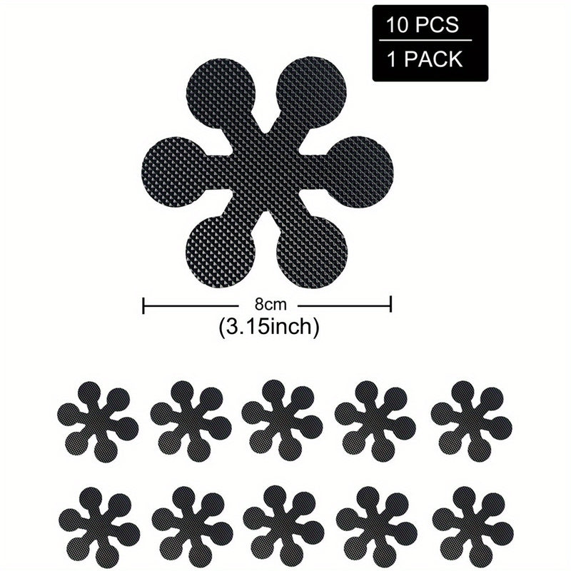 12 calcomanías antideslizantes para bañera con forma de flor, elegantes pegatinas de seguridad para el baño, fácil instalación, pegatinas adhesivas