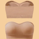 1 pieza Sujetador de pecho sin tirantes para mujer, atractivo sujetador trasero sin alambre para damas, estilo europeo y americano