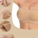 1 pieza Sujetador de pecho sin tirantes para mujer, atractivo sujetador trasero sin alambre para damas, estilo europeo y americano