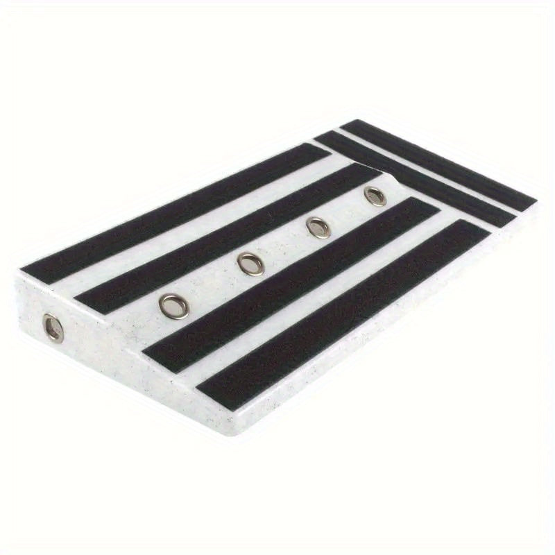 Tablero para pedales de guitarra Rockhouse, plástico resistente, diseño liviano y compacto para múltiples efectos, ideal para músicos de rock, pop y metal, tablero de pedales moderno, plástico duradero
