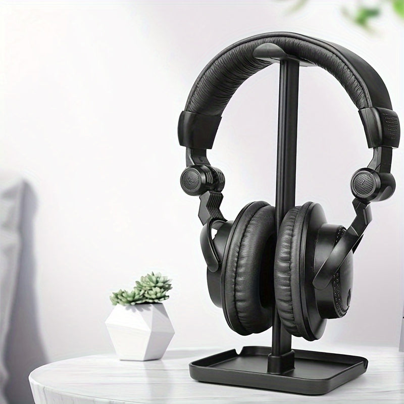 Soporte universal para auriculares, estante de exhibición de escritorio multifunción, soporte desmontable para teléfono móvil y tableta, accesorio de almacenamiento para el hogar y la oficina no eléctrico.