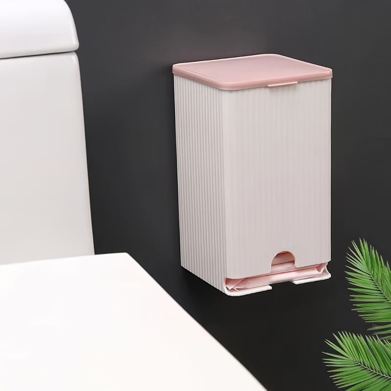 Soporte De Pared Versátil Para Pañuelos Y Toallas Sanitarias, Diseño Impermeable Y Sin Perforaciones Para Organización De Baños Y Oficinas