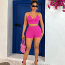 SXY Shorts estilo bohemio para mujer para vacaciones en la playa con tela jacquard para festival de musica